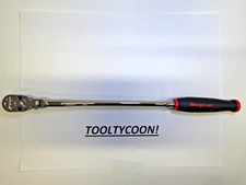 Snap-on Tools USED RED 1/4" Drive Soft Grip Extra-Long Flex Ratchet THLLF72
