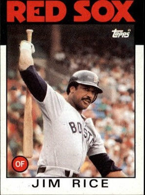 Jim Rice cards (1986-2023) Red Sox - You Choose