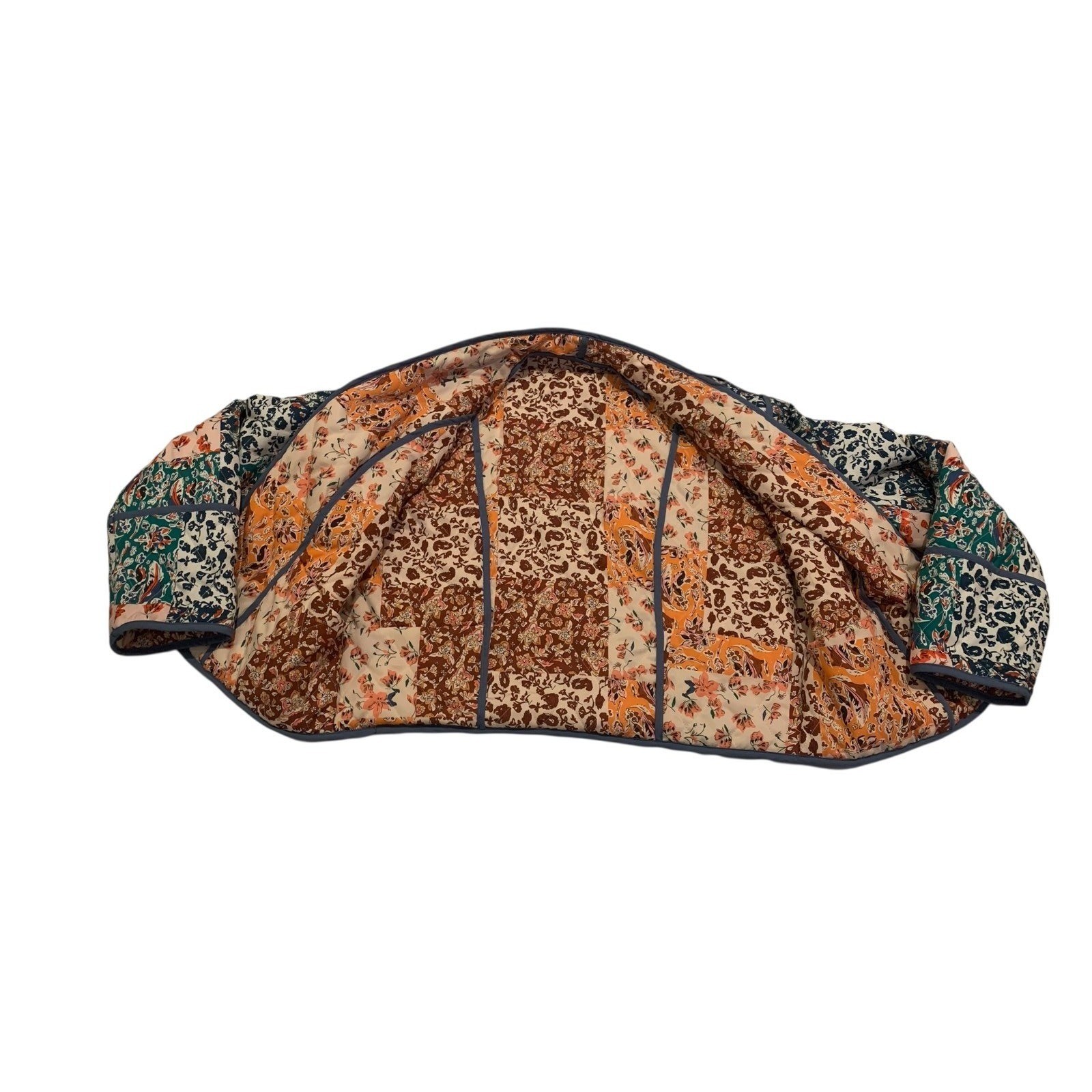 Reversible Kantha Quilted Jacket Patchwork Boho C… - image 3