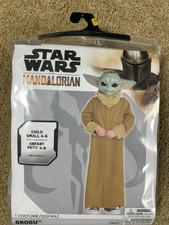 BABY YODA GROGU COSTUME STAR WARS MANDALORIAN TODDLER SMALL 4-6 HALLOWEEN 3 PCS