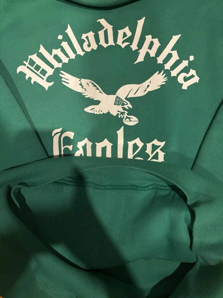 1980-е Russell Athletic двуликий Philadelphia Eagles толстовка с капюшоном - Изображение 3 из 4