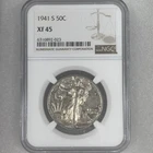 1941 S Walking Liberty Half Dollar San Francisco NGC XF45