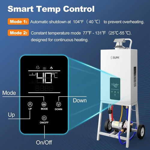 SLSY Propane Water Heater for Hot Tub Above Ground Pool 105000BTU Hot Tub Heater - 第 5/15 張圖片