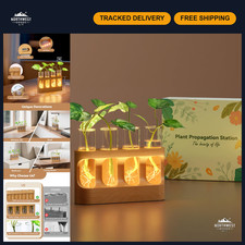 Plant Propagation Station with Wooden Stand  9-Level Dimmable LED Light - Hydro