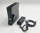 Microsoft Xbox 360 S Model 1439 Glossy Black 250GB Console + AC *Tested Working