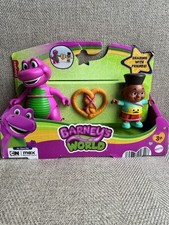 NEW Fisher Price -Barney's World Barney  s Friend David  Barney Figure Set Of 3