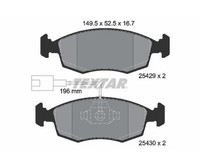 Textar Bremsbelagsatz FüR Fiat 500 312 Punto Evo III 199 Bremse Bremsbelag Vorne