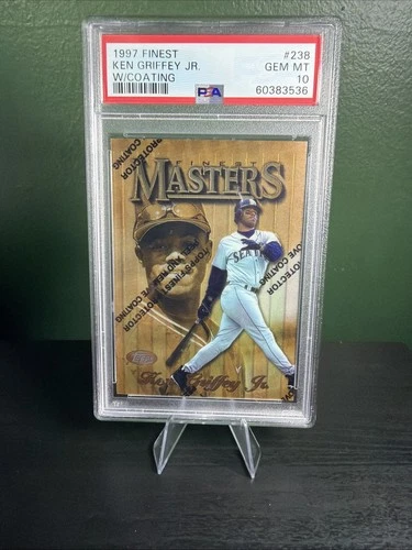 Ken Griffey Jr  1997 Topps Finest - Bronze W/ Coating #238 PSA 10 GEM MT
