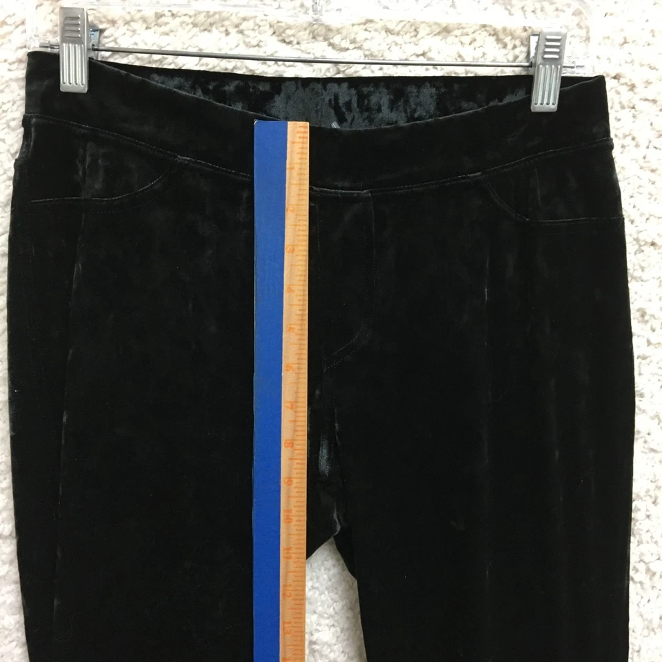 Calça Jegging Juicy Couture Média Adulta Veludo Preto Elástico Feminina M - Imagem 3 de 4