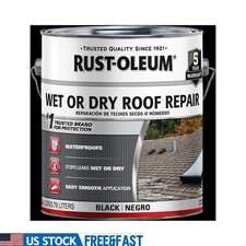 2 Pack Roof Repair Cement Wet Dry Waterproof Asphalt Leak Proof 2 Gal Coverage