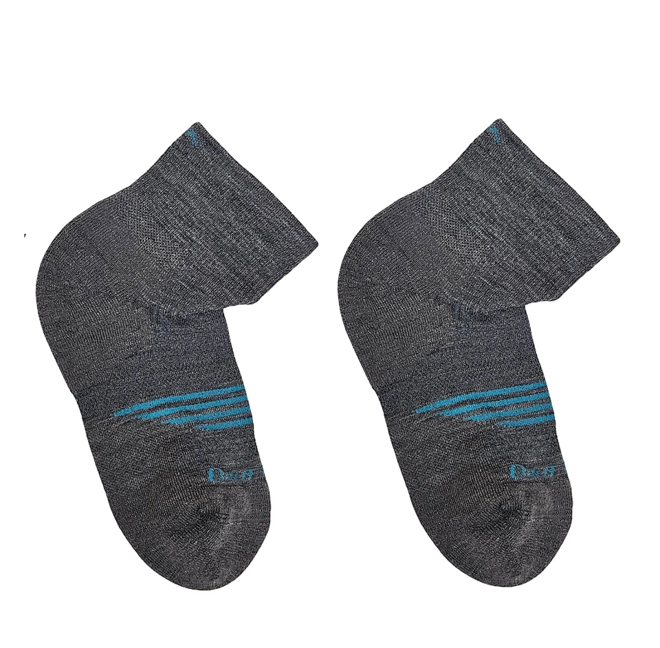 Calcetín Darn Tough L31148 gris Vermont Element cuarto talla pequeña para mujer Foto 3 de 3