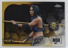 2020 Topps Chrome WWE Gold Refractor 10/50 Mia Yim #88 13iq