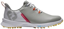FootJoy Fuel Ladies Golf Shoes Grey/Yellow/Pink 92372, Size 4.5 M