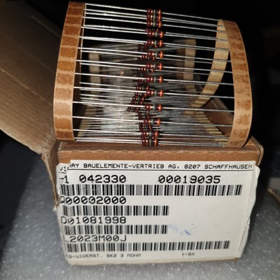 ROE SK2 VINTAGE 3M0 5% 1/4W CARBON RESISTORS MARSHALL AMP EQ PIHER QLTY! 50PCS