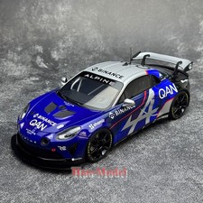 OTTO 1/18 ALPINE A110 GT4 EVO Resin Diecast Model Car Birthday adults Gifts Blue