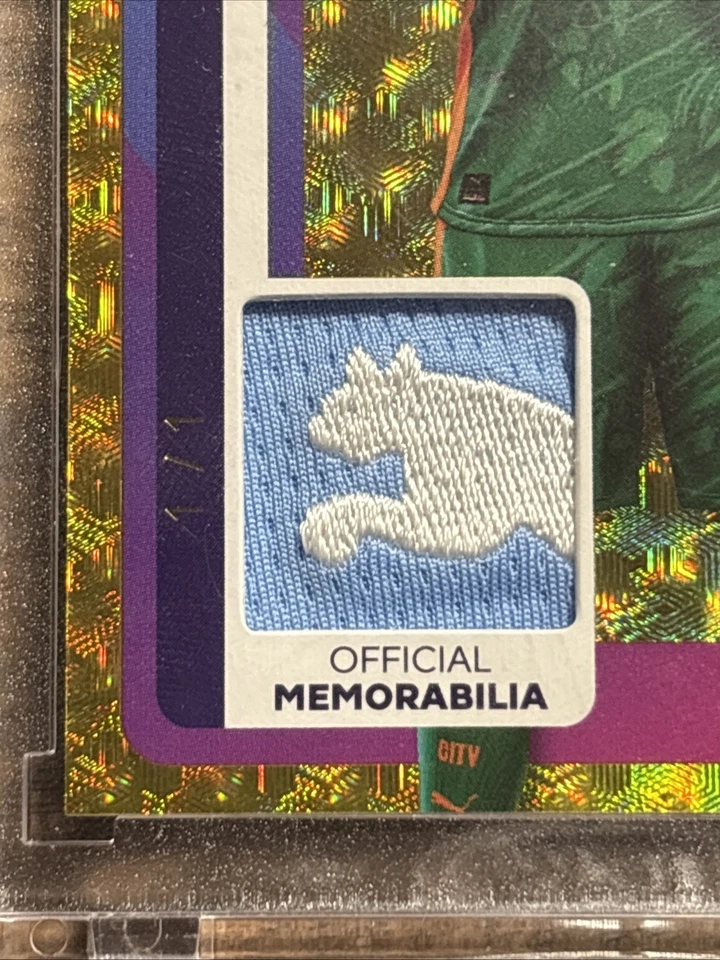 2025/26 Topps Premier League Ederson 1/1 Foilfractor Relic RE-ED Manchester City - Image 4 of 4