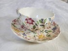 vintage spode tea cup & saucer morning glory