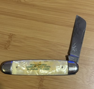 Imperial Christmas Knife USA Norfolk V Lamberts auto parts vintage Providence RI