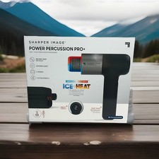 Sharper Image Power Percussion Pro Hot  Cold Percussion Massager Gun