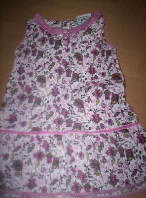 Zuckersüßes Crash-Kleid/ Hängerchen, rosa-beige, neuw. Gr.80