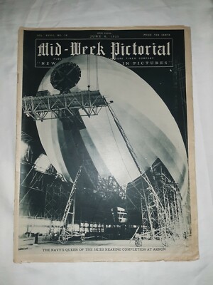 MidWeek Pictorial 6/6/31 Amelia Earhart Charles A. Lindberg Fay Wray Lily Pons
