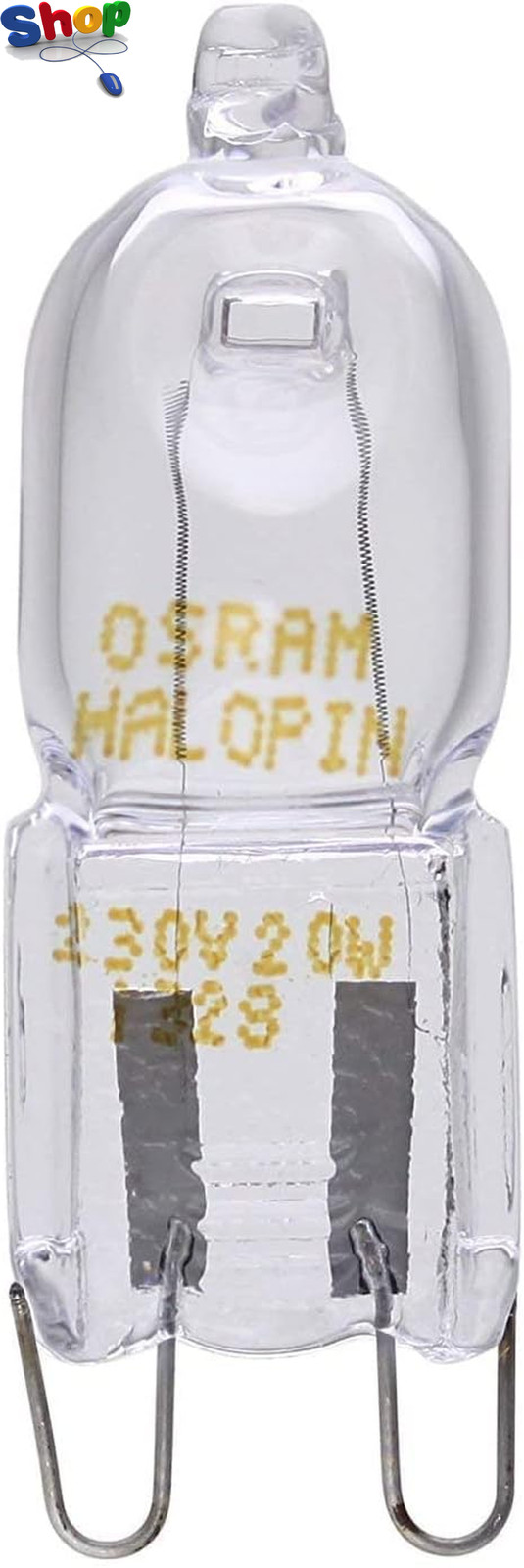2X Oven HALOPIN 25W G9 Halogen Capsule Bulb 230//240V