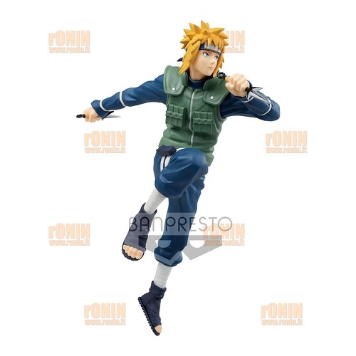 MINATO NAMIKAZE - VIBRATION STARS - NARUTO SHIPPUUDEN BANPRESTO FIGURE NEW - Foto 3 di 6