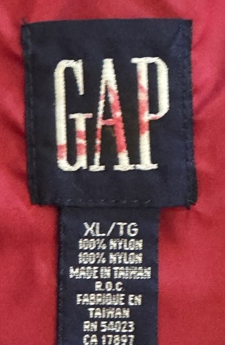 GAP VTG 1/2 Zip Snap Hooded Pullover Anorak Windbreaker Jacket Men’s XL 90s Teal - Picture 4 of 11