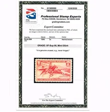 EXCEPTIONAL GENUINE SCOTT #894 MINT PRISTINE OG NH PSE CERT GRADED XF-SUPERB 95