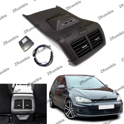 1×For Golf 7 MK7 2013 2014-2017 Rear A/C Air Vent Outlet Center Armrest With USB