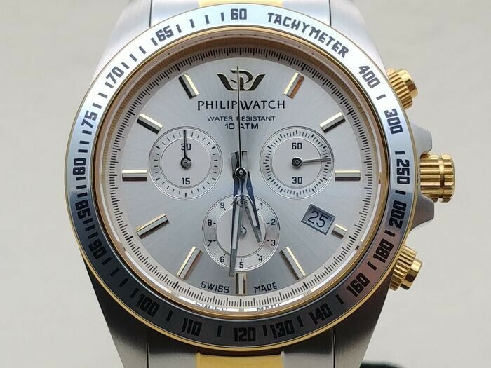 Philip Watch Orologio Uomo Collezione Caribe Chrono 42mm R8273607001 |  Acquisti Online su eBay