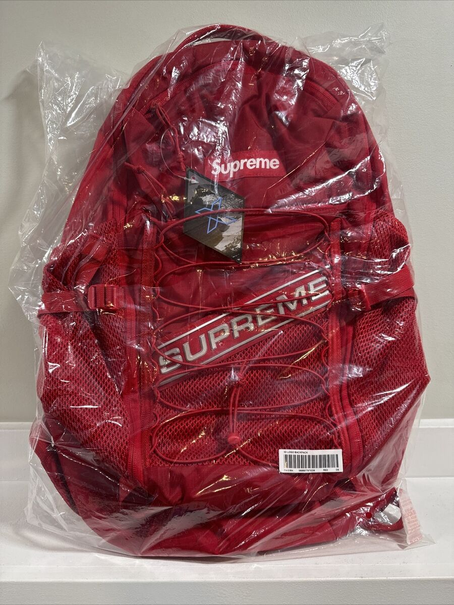 Supreme 3D Logo Backpack Red FW23 Supreme New York 2023 Supreme 3D Logo Backpack Red FW23 Supreme New York 2023