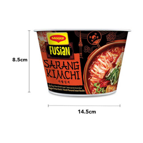 Instant Noodle Ready Meals Cup Sarang Kimchi Korean Maggi Fusian MUST TRY  NEW | eBay