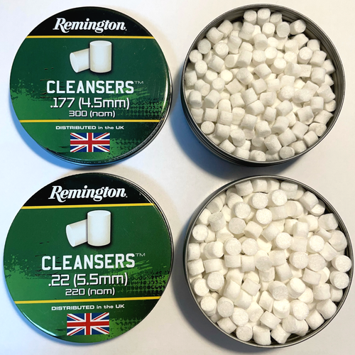 REMINGTON REM CLEANSERS PELLETS .177 & .22 AIR RIFLE BORE CLEANING FELT