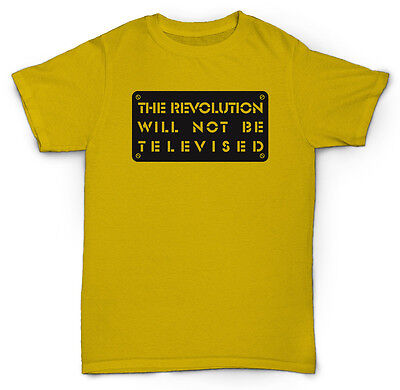 Gil Scott Heron T Shirt Revolution Will Not Be Televised Rare Soul Black Jazz Ebay