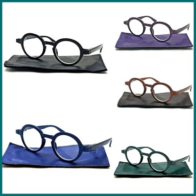 Occhiali da lettura uomo donna vista occhiale 1,5 2,5 tondi rotondi presbiopia f