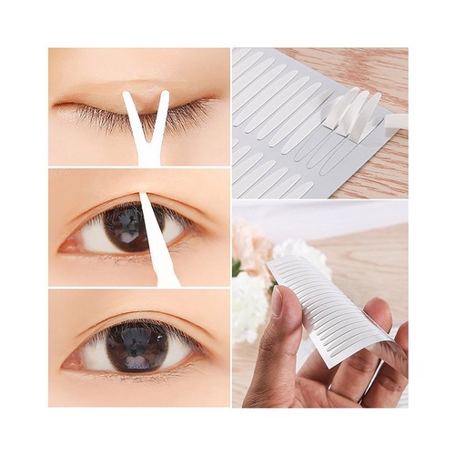 Double-Sided Eyelid Tape (200 pcs) - Eyelift for Hooded Eyes Monolid - UK Seller - 第 2/3 張圖片