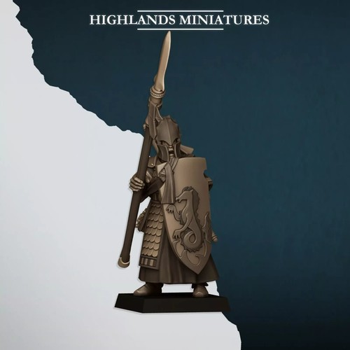 Aegean Elves – Aegean Elves Sea Guard x 10 inc com – Highlands Miniatures - 28mm - Picture 8 of 10