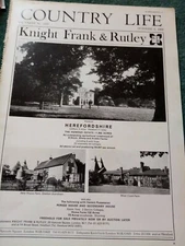 El8 Ephemera 1969 advert house Herefordshire homend Estate 