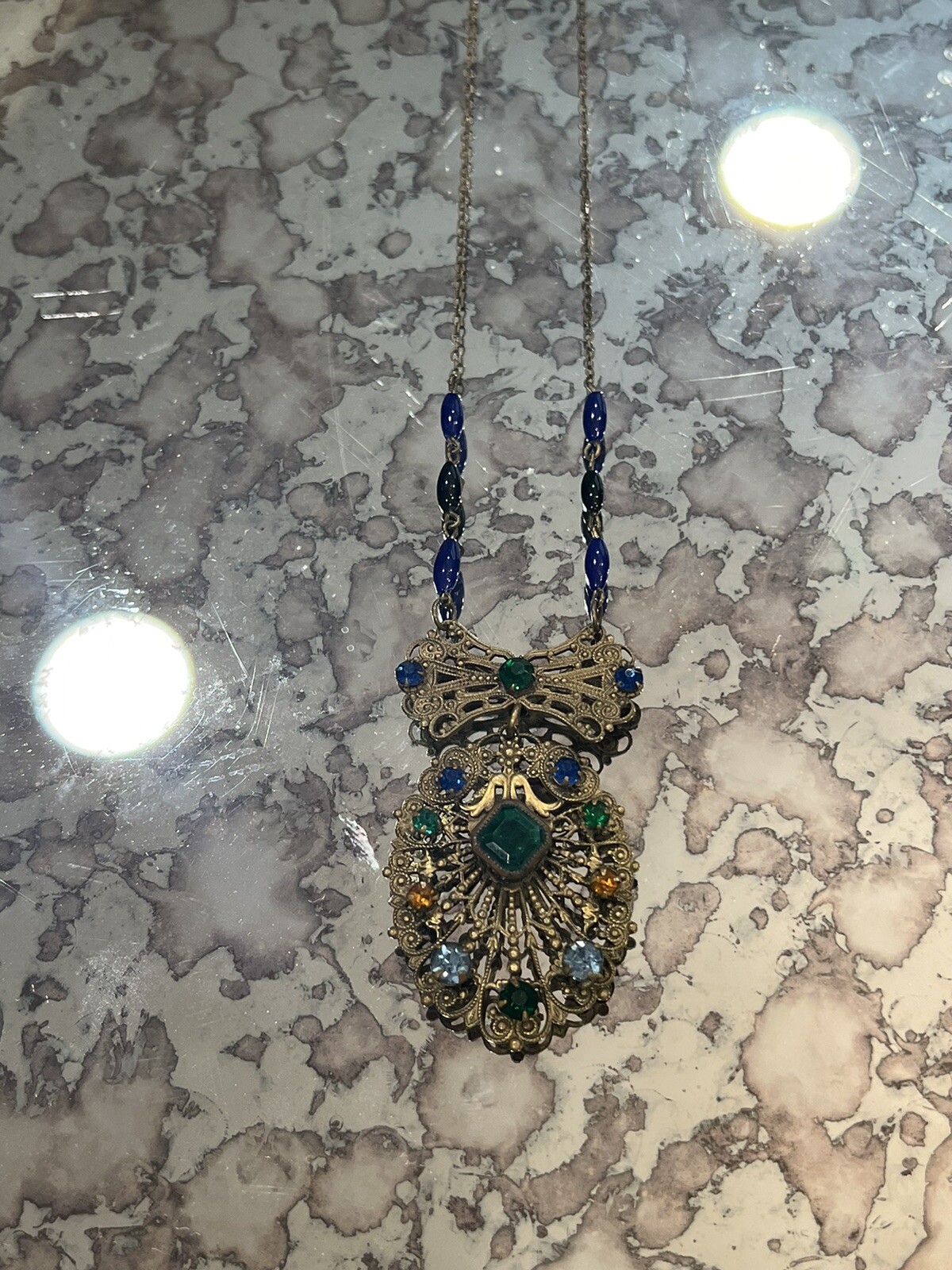 Vintage Austro-Hungarian Necklace, 1930's, Vintag… - image 2