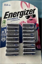 Energizer Ultimate Lithium 18 AA Single Use Batteries EXP 12/2050