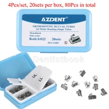 Dental Orthodontic Bondable Buccal Tube Roth 0.022 1st Molar Non-Conv Monoblock