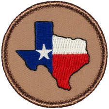 Lone Star Patrol Patch - 2" Round Embroidered Patch