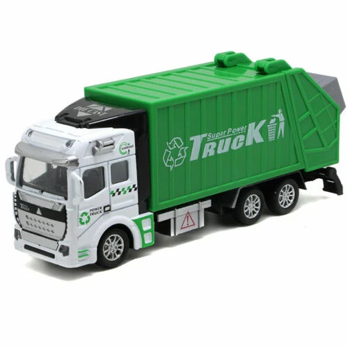 Camions poubelles miniatures verts