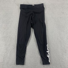 Adidas Pants Womens Small Yoga Pants Black Gym Relaxed Sport Athletic 26x25
