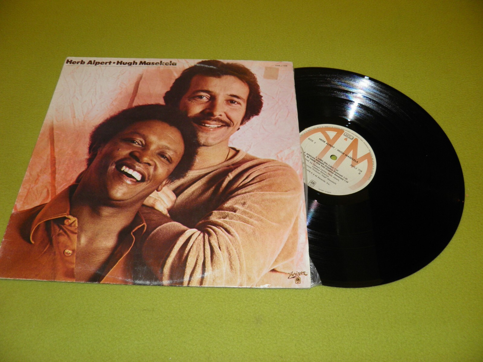 Herb Alpert / Hugh Masekela RARE Israel Made 1978 LP / Jazz Funk / Lee
