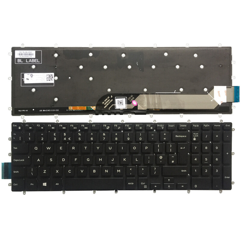 【カズキング】 DeLL P66F001 Inspiron 15 Keyboard for Dell P66F P66F001 P72F P72F002 P75F P75F001 P75F002