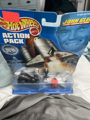Hot Wheels John Glenn 1998 Action Pack Space Shuttle Mercury Friendship 7