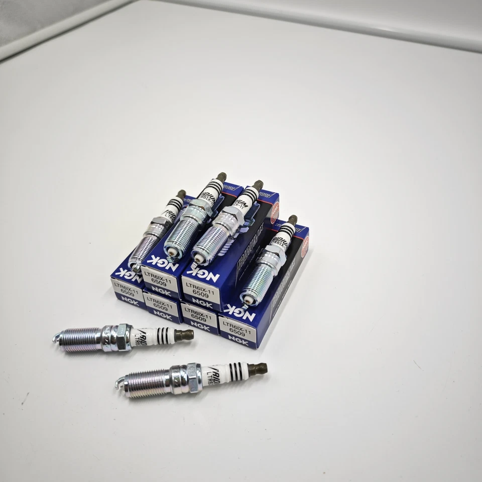 OEM 6 Pack NGK Iridium IX Spark Plugs 6509 LTR6IX-11 Fits 11-15 Ford Mustang Foto 2 de 4