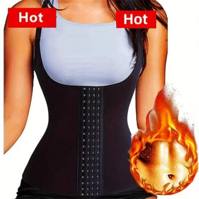 Waist Trainer Vest Slimming Corset for Weight Loss Body Shaper Sauna Suit Compre